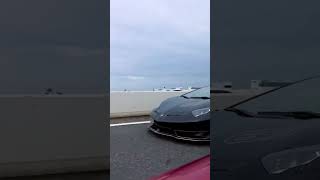 🤣イカつい2連発🤣 automobile aventador race [upl. by Akinam]