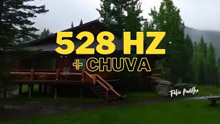 Ressonância 528 Hz  Sons de Chuva 🌧️✨ Para um sono reparador e um dia ABENÇOADO [upl. by Mingche]