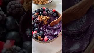 How to Make a Blueberry Smoothie Bowl [upl. by Hannover65]