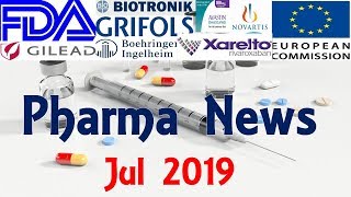 Pharma life science and medical news Jul 2019 [upl. by Tarah]