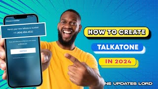 HOW TO CREATE TALKATONE ACCOUNT IN 20232024  GENUINE UPDATES LORD [upl. by Adnaluoy392]