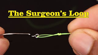 Surgeons Loop Knot How to Tie a Surgeons Loop for Lures and Hooks [upl. by Nils]