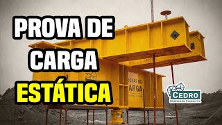 PROVA DE CARGA ESTÁTICA PCE  Entenda tudo sobre esse ensaio [upl. by Akehsar]