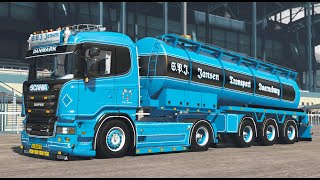 Scania R520 V8 SPJ Jansen BV Gta5Mods [upl. by Petronia]