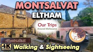 Montsalvat 4K Walking Travel Tour Vlog Cinematic Trip Eltham Melbourne Victoria Australia Heritage [upl. by Dirraj]