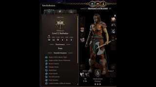 BG3 Barbarian level 12 Features Class Guide [upl. by Griffith708]