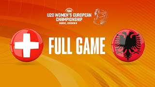 Switzerland v Albania  Full Basketball Game  FIBA U20 Womens European Championship 2022  Div B [upl. by Anot]