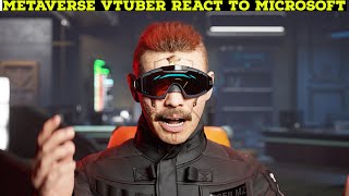 Unreal Engine Metaverse Vtuber React to Microsoft Buying Activision [upl. by Dlaregztif]