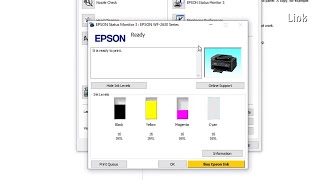 Epson printers how to print in Black with an empty Color Cartridge [upl. by Yoc]