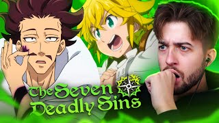 MONSPEET ATTACKS MELIODAS TRIAL BEGINS Seven Deadly Sins Season 2 Episode 8 Reaction [upl. by Airod]