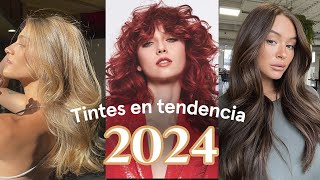 LAS TENDENCIAS DE COLOR 2024 🎀 CABELLO [upl. by Anneg887]