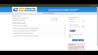 Exim Bank Admit Card 2024 Released Download Your Management Trainee Call Letter Now [upl. by Jillene]