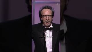 Oscar Winner Roberto Benigni  Best Actor for Life Is Beautiful [upl. by Ateikan830]