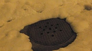 Weird Creepy Noises Coming From Manhole Drain Cover [upl. by Solram94]