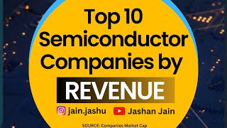 Latest TOP 10 Semiconductor Companies by REVENUE 2023  VLSI Companies [upl. by Siol]