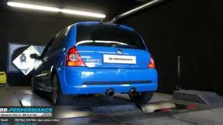 Reprogrammation Moteur Renault Clio II RS 20 16 182hp Réel 169hp  180hp par BRPerformance [upl. by Akzseinga]