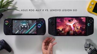 ASUS ROG Ally X vs Lenovo Legion Go  Choose Wisely [upl. by Lleumas]