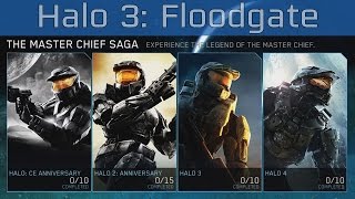 Halo The Master Chief Collection  Halo 3 Floodgate Walkthrough HD 1080P [upl. by Sanjay733]