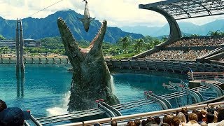 Mosasaurus Feeding Show Scene  Jurassic World 2015 Movie Clip HD [upl. by Moira]