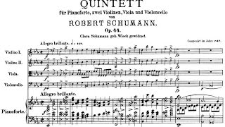 Robert Schumann  Piano Quintet in E flat major Op 44 [upl. by Georgina876]