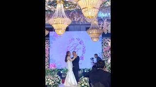 Amazing First Dance in Tagaytay Highlands wedding kasal tagaytaywedding [upl. by Llemrej]