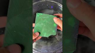 Boom by Gholibn ASMR  Liquid Watercolor Green gymchalk oddlysatisfying shorts shortscreator [upl. by Aivilo198]