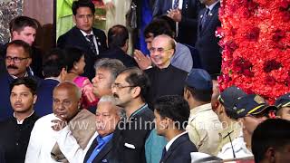 Ratan Tata and Deve Gowda at Isha Ambanis wedding Javed Akhtar in frame too [upl. by Ziana]