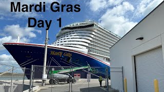 Mardi Gras Day 1Embarkation 2024 [upl. by Eignat]