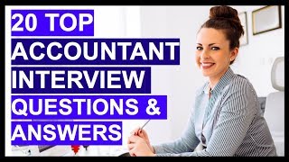 TOP 20 ACCOUNTANT Interview Questions And Answers [upl. by Pirbhai]