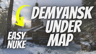 Vanguard demyansk under the map glitch Easy nuke [upl. by Bonnette]