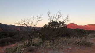 The Tigger tent 🏕️ Caprock Canyon Texas NYE 2023 🙏 [upl. by Dillie444]