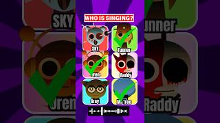 Guess Who Is Singing  Guess The Horror Incredibox Sprunki Characters By Their Voice Tunner Oren [upl. by Nnylrahc757]