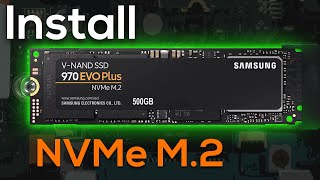 How To Install NVMe M2 SSD amp A Solid State Drive In Laptops [upl. by Shane]