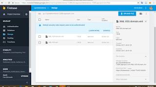 XXE XSS injection on google firebase  bugbounty [upl. by Nivan]