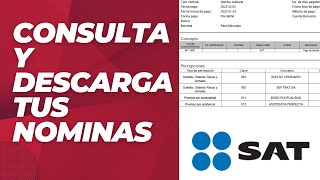 Consulta Recibos de Nómina Desde Portal SAT 2023 CFDI  Declaración Anual [upl. by Darrel]