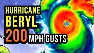 Record Setting Hurricane takes aim at Jamaica [upl. by Ydur]