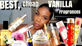 😋 The Best CheapAffordable Vanilla Fragrances to EVER exist Extremely yummy Vanilla fragrances [upl. by Fillander]