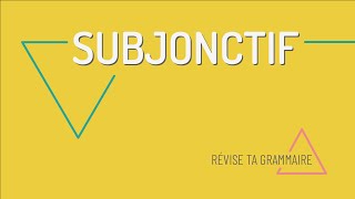 La formation du subjonctif en français [upl. by Burck76]