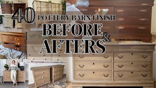 40 Pottery Barn Finish Before and Afters and my sample board info  masterclass Pt 4 [upl. by Ainej]