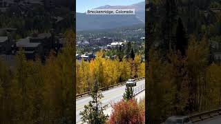 Breckenridge City View fall fallcolors breckenridge colorado autumn Leafpeeping fallvibes [upl. by Sholom]