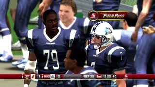 AllPro Football 2K8  DET VS WAS SEASON GAME 5 [upl. by Wyler]