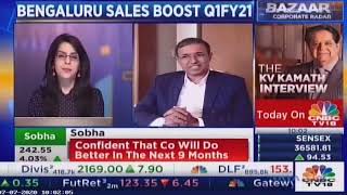 Mr JC Sharma discusses SOBHA’s Q1 FY 21 Operational Results on CNBCTV18 on 07 July 2020 [upl. by Smailliw556]