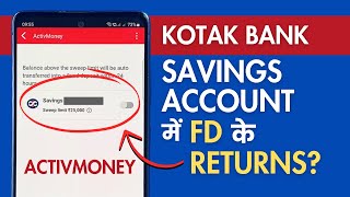 What is ActivMoney in Kotak Mahindra Bank in Hindi How to Use [upl. by Chandal]