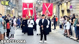 Barcelona Procesion Festiva de Corpus Christi 2024 Spain [upl. by Der]