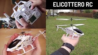 VOLO con ELICOTTERO RADIOCOMANDATO Ultradrone SUPER STABILE [upl. by Ammadis]