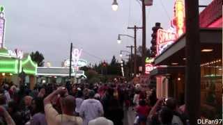 Cars Land Opening Day Lights Up  Life Could Be a Dream ShBoom [upl. by Ivonne859]