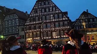 Kuchen und Brunnenfest 2017 in Schwäbisch Hall  Auf dem Marktplatz [upl. by Anitak]