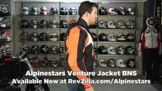 Alpinestars Venture Jacket BNS Review at RevZillacom [upl. by Htenywg]