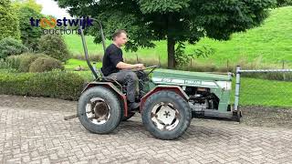 Ferrari 95 4X4  Smalspoor tractor  Auction 42001  2 [upl. by Verger]