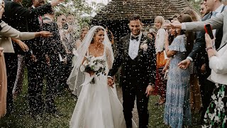 Fran amp Josh Wedding Videography  Botley Hill Barn  The Light Painters [upl. by Ylus]